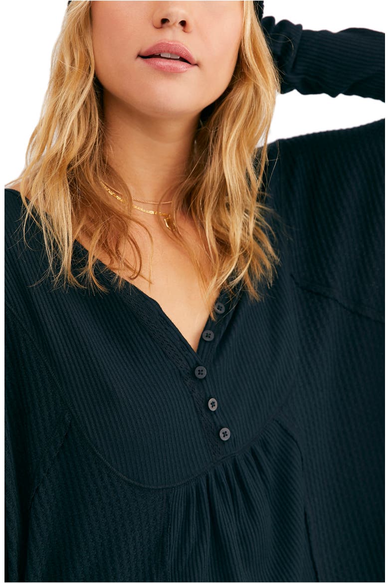 Leo Henley Tee, Alternate, color, BLACK