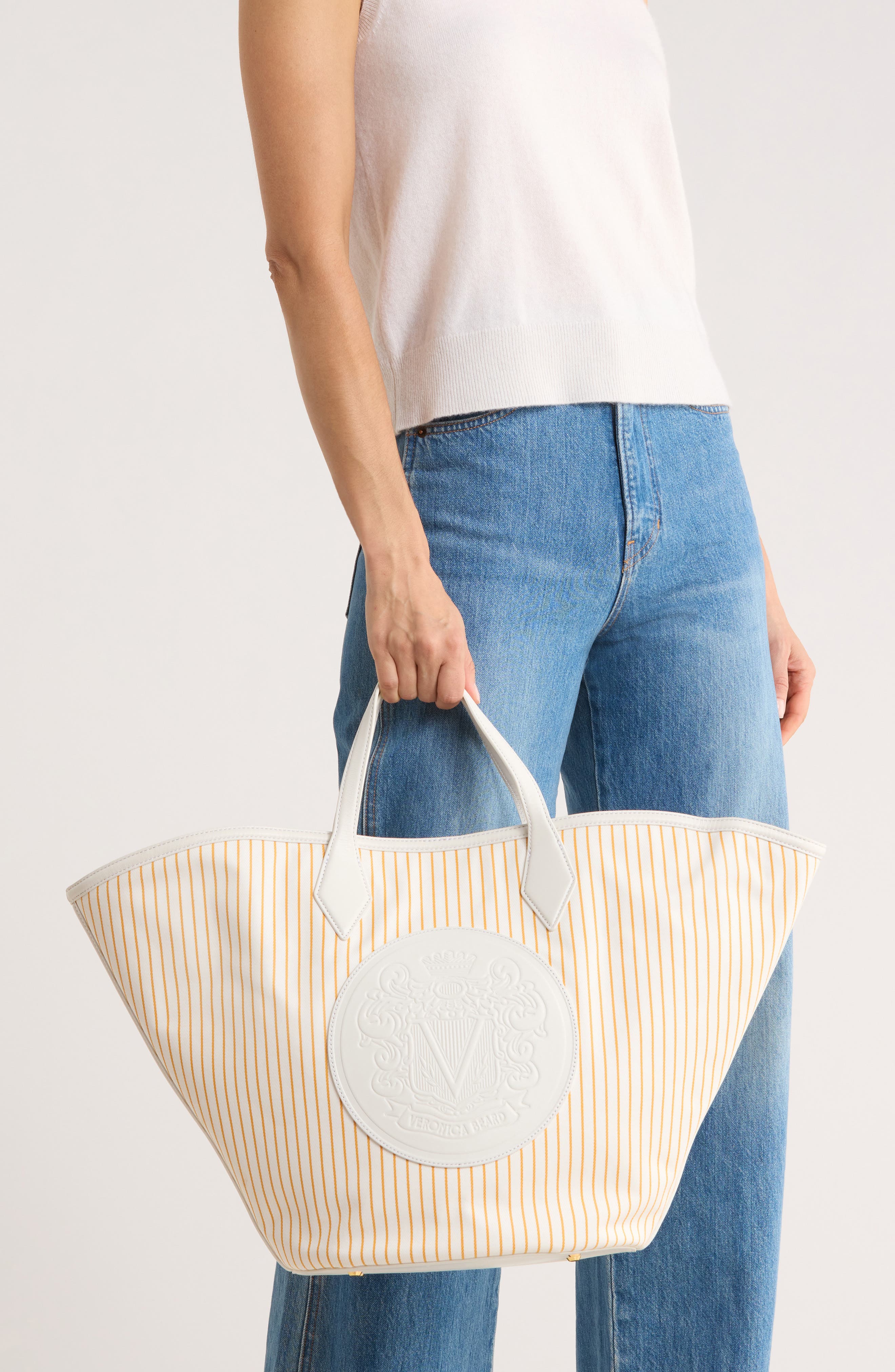 Veronica Beard The Crest Large Tote Bag, Alternate, color, 