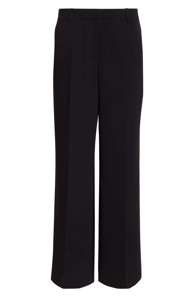 Lafayette 148 New York Gates Wide Leg Pants, Alternate, color, Black