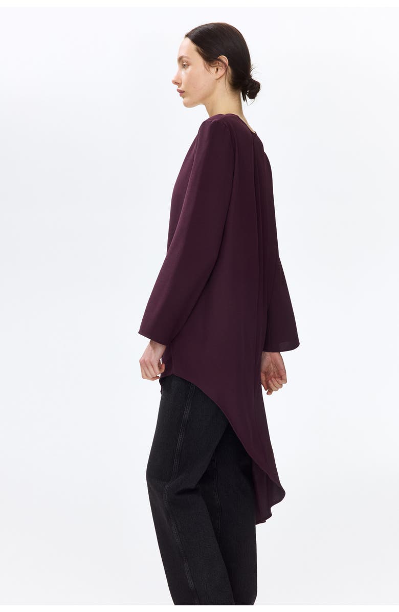 H&M Asymmetric dress, Alternate, color, Plum Purple