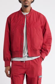 HONOR THE GIFT Logo Embroidery Bomber Jacket