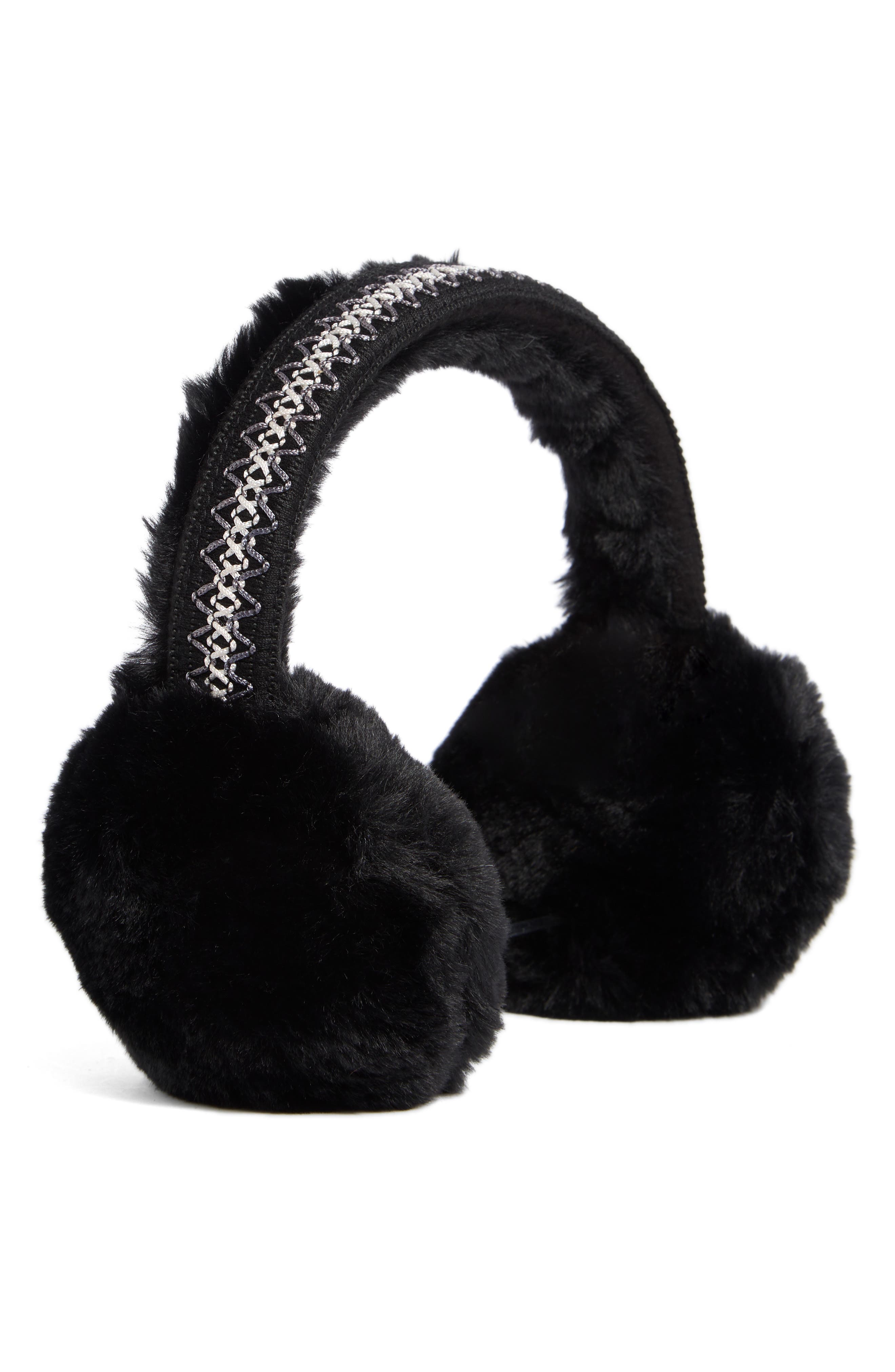 BCBG Geo Faux Fur Earmuff