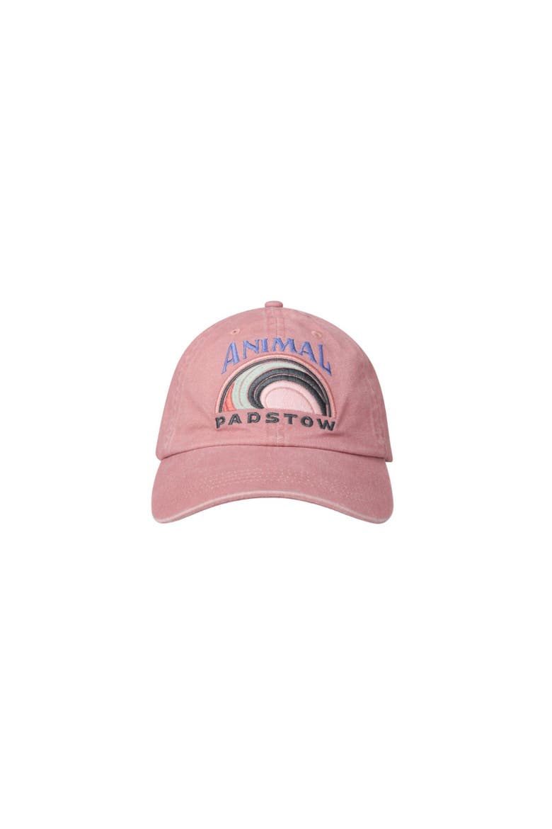Padstow Baseball Cap, Main, color, Coral