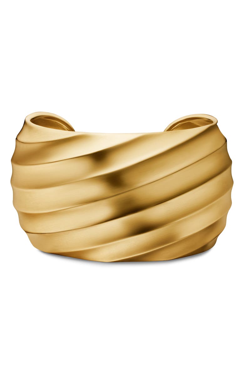 David Yurman Cable Edge<sup>™</sup> Bracelet in Recycled 18K Yellow Gold, Main, color, 18K Gold Recycled