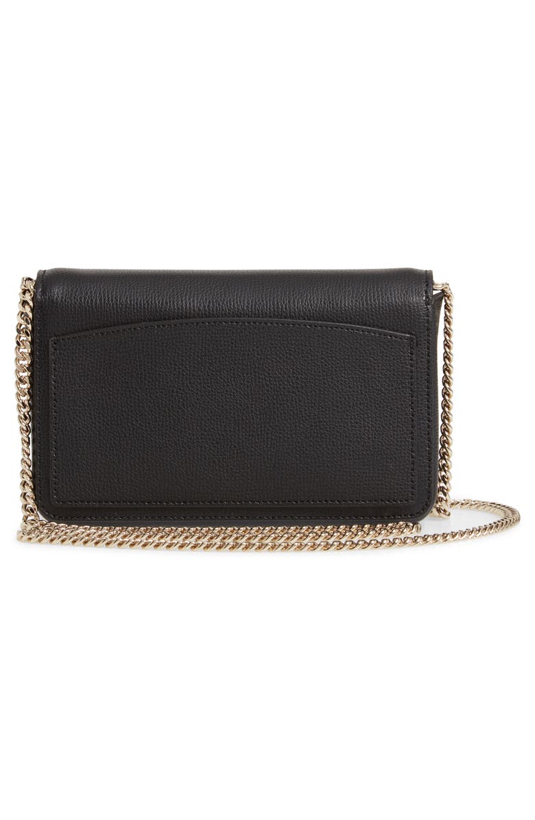 Kate Spade New York sylvia leather wallet on a chain, Alternate, color, 