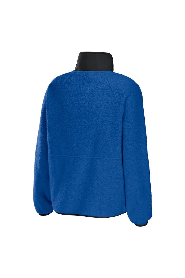 Women's WEAR by Erin Andrews Royal Indianapolis Colts Polar Fleece Raglan Full-Snap Jacket, Alternate, color, Royal