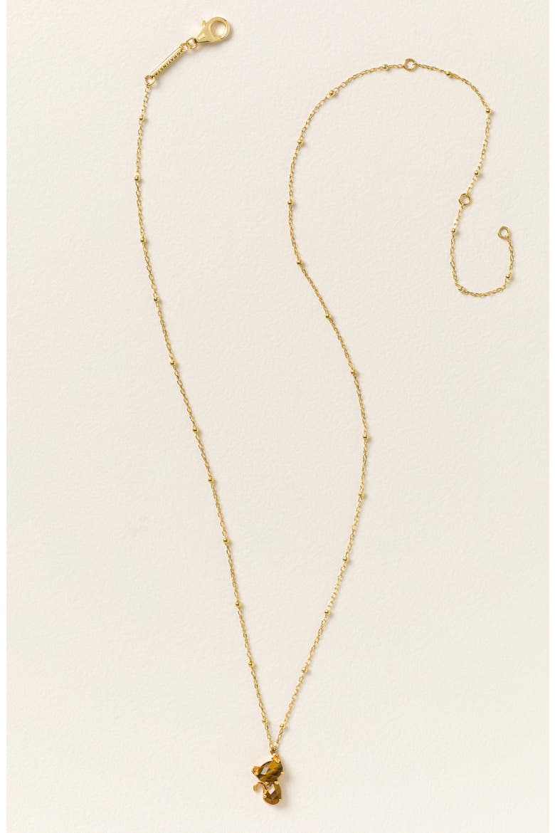 Faceted Feline Cat Necklace by Gratinsta LLC, Alternate, color, Multi