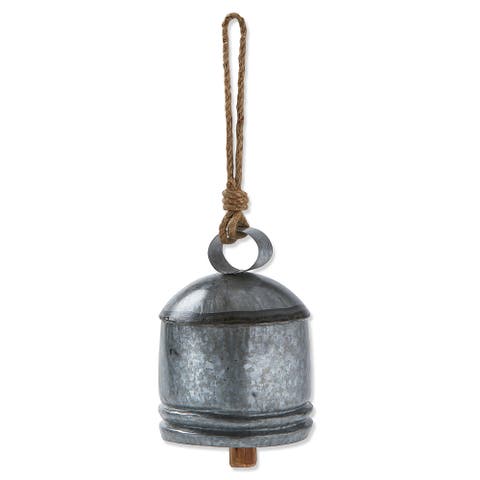 Classic Artisan Made Silver Bell Decorative Holiday Object