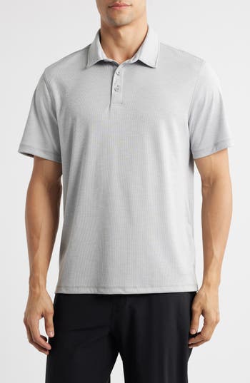 Zella Dynamic Train Polo In Gray