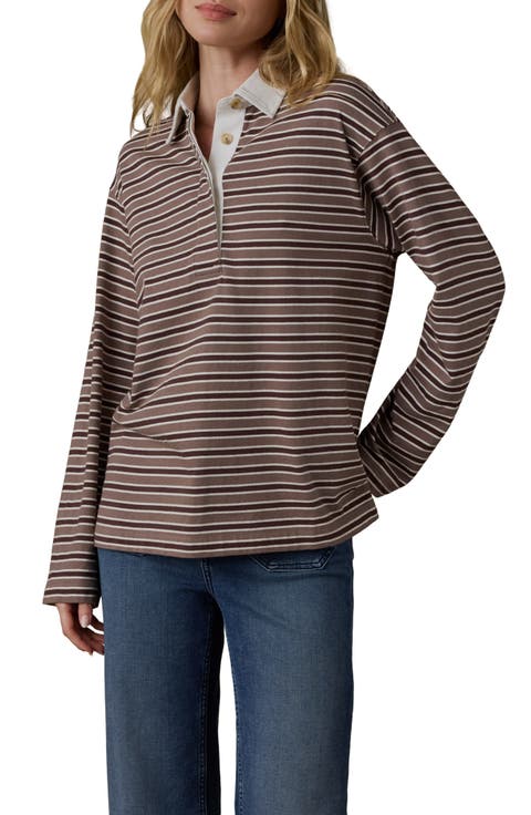 Stripe Cotton Jersey Rugby Shirt