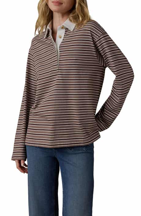 Stripe Organic & Recycled Cotton Jersey Rugby Shirt