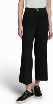 KARL LAGERFELD PARIS Bow Pocket Crop Pants