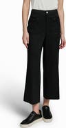 KARL LAGERFELD PARIS Bow Pocket Crop Pants