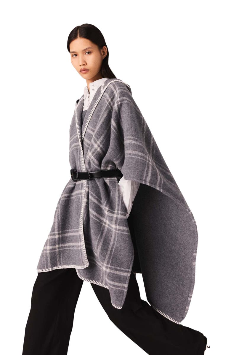 maje Wide-leg suit trousers, Alternate, color, Black