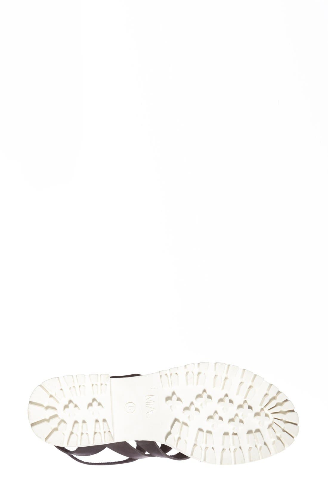 'Nadie' Sandal, Alternate, color, BLACK