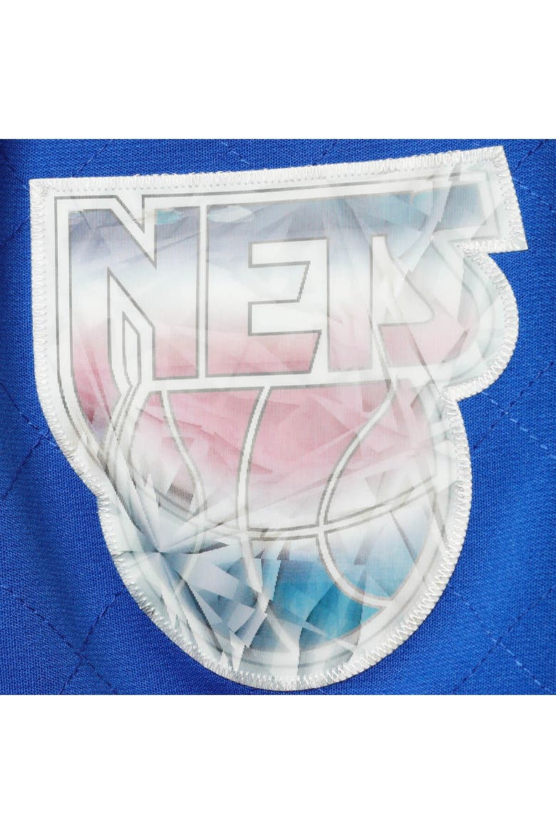 Men's Mitchell & Ness Blue New Jersey Nets 1993 Hardwood Classics 75th Anniversary Swingman Shorts, Alternate, color, Blue