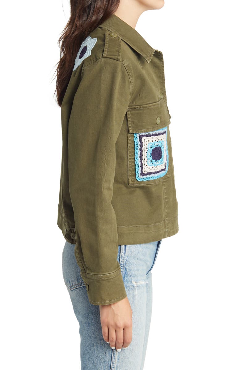 Rails Women's Tuli Organic Cotton Blend Military Jacket, Alternate, color,