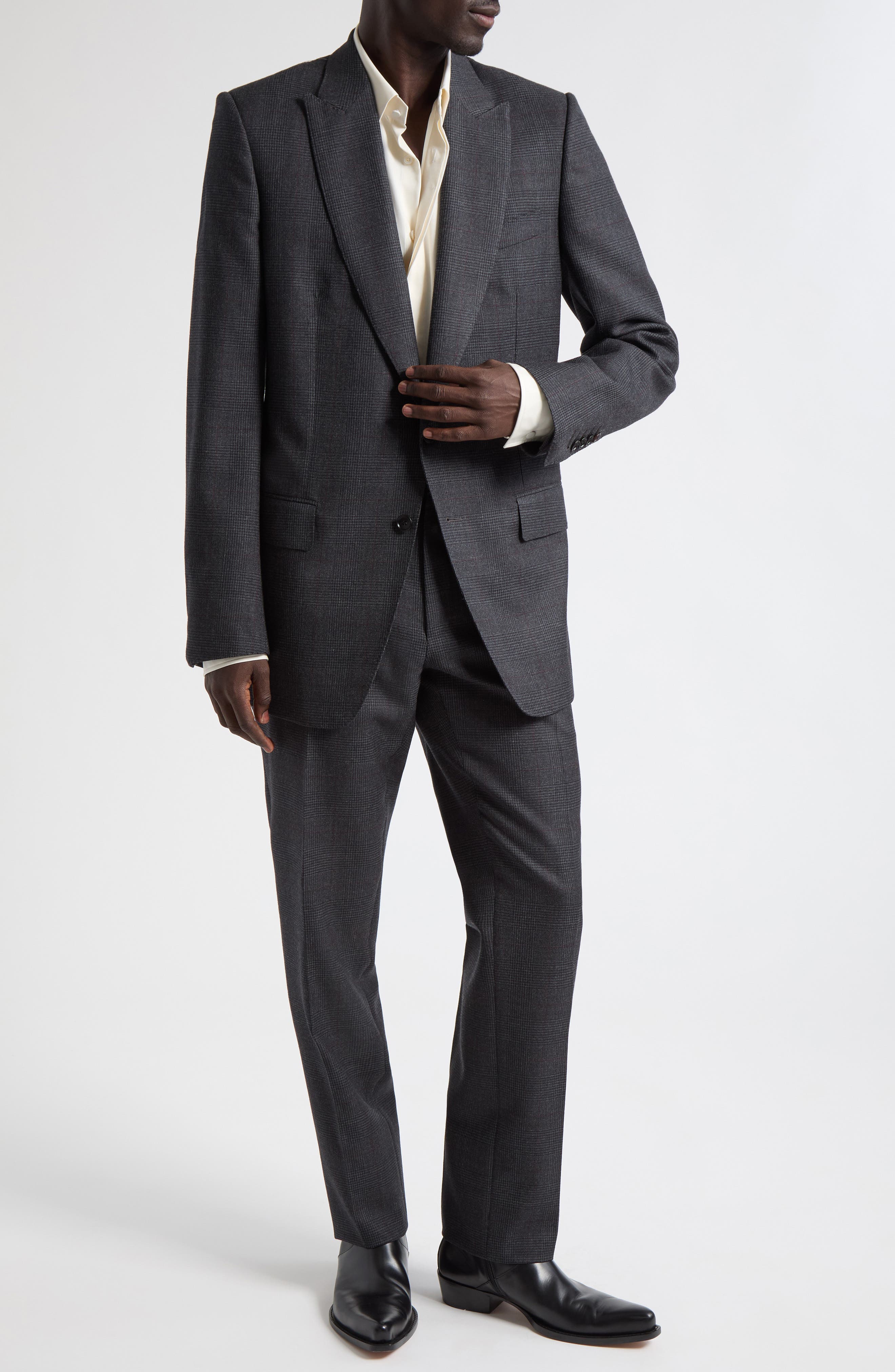 TOM FORD Prince of Wales Check Wool Suit (Men) | Nordstrom
