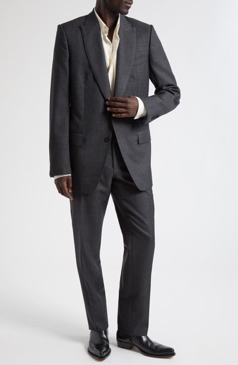 Prince of Wales Check Wool Suit