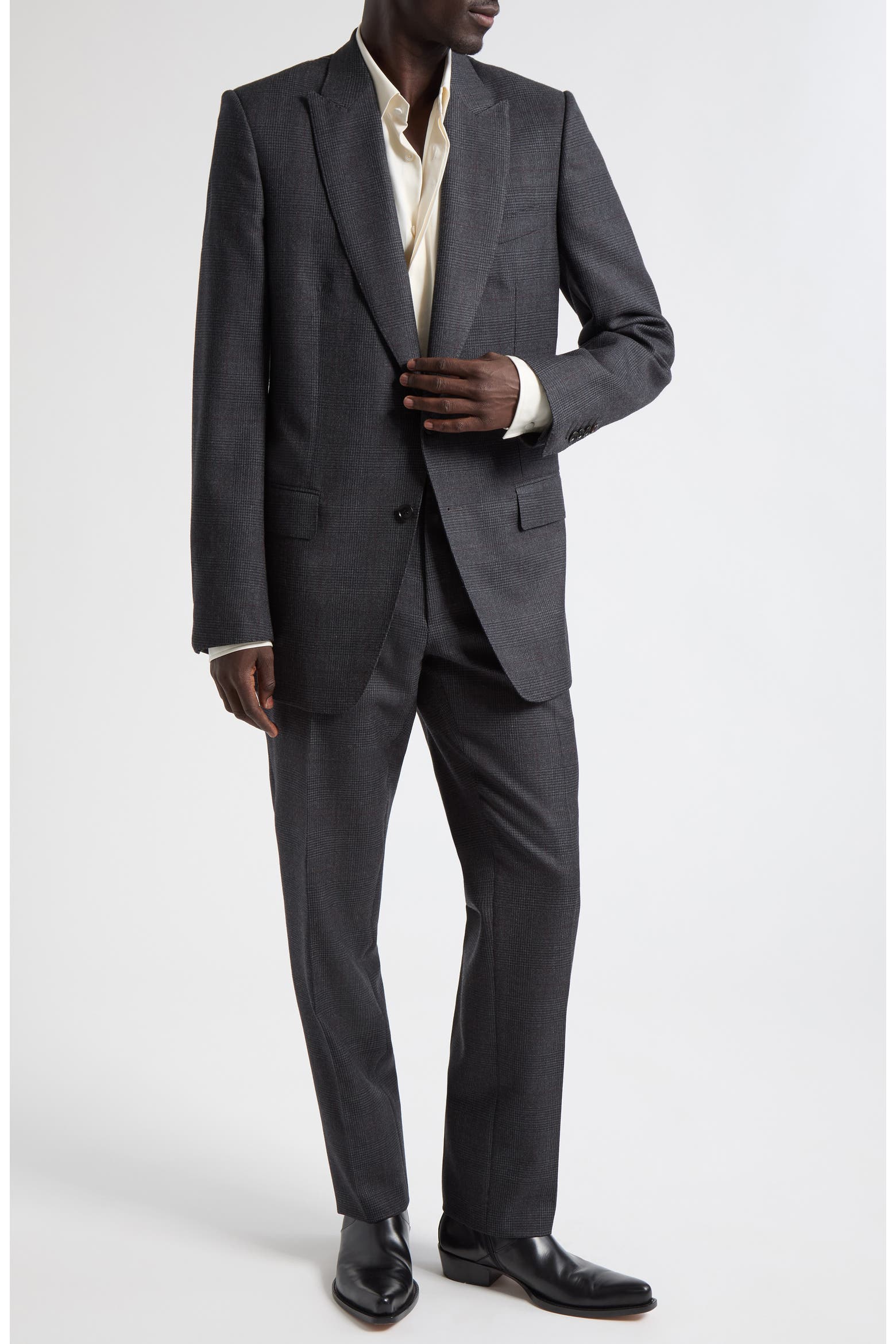 Welsh 20 Note TOM FORD Prince of Wales Check Wool Suit (Men) | Nordstrom