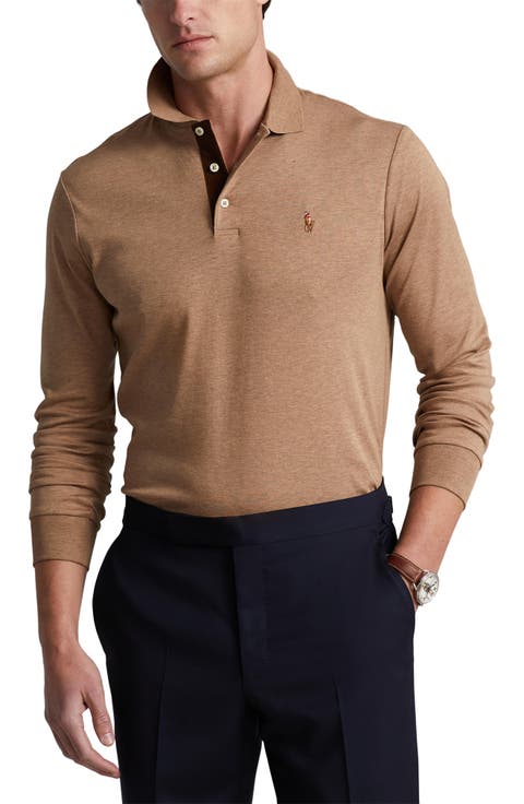 Long Sleeve Pima Cotton Polo