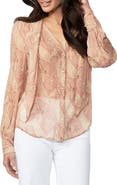 PAIGE Cleobelle Paisley Silk Blouse