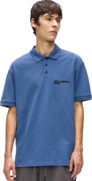 Karl Lagerfeld Jeans Men's Pique Polo Shirt