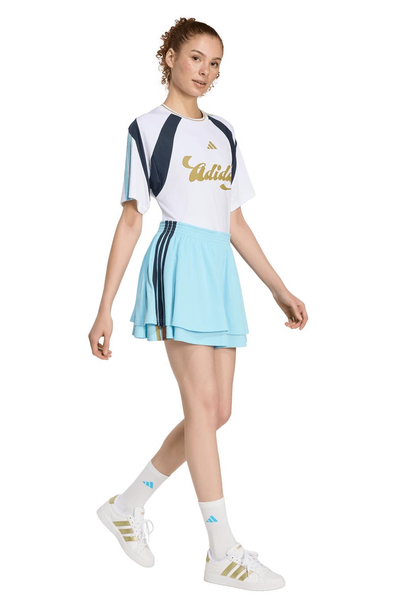 adidas Originals Heritage Logo Graphic Jersey T-Shirt, Alternate, color, White/ Hazy Beige/ Night Navy