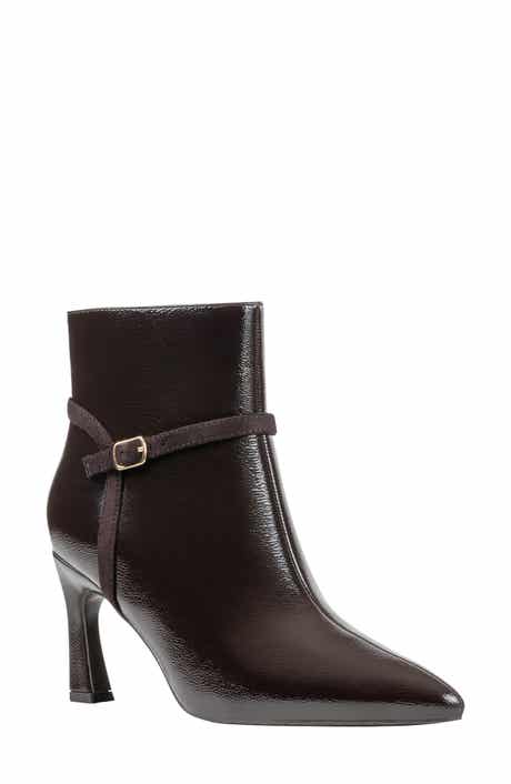 Ozzie Faux Leather Ankle Bootie