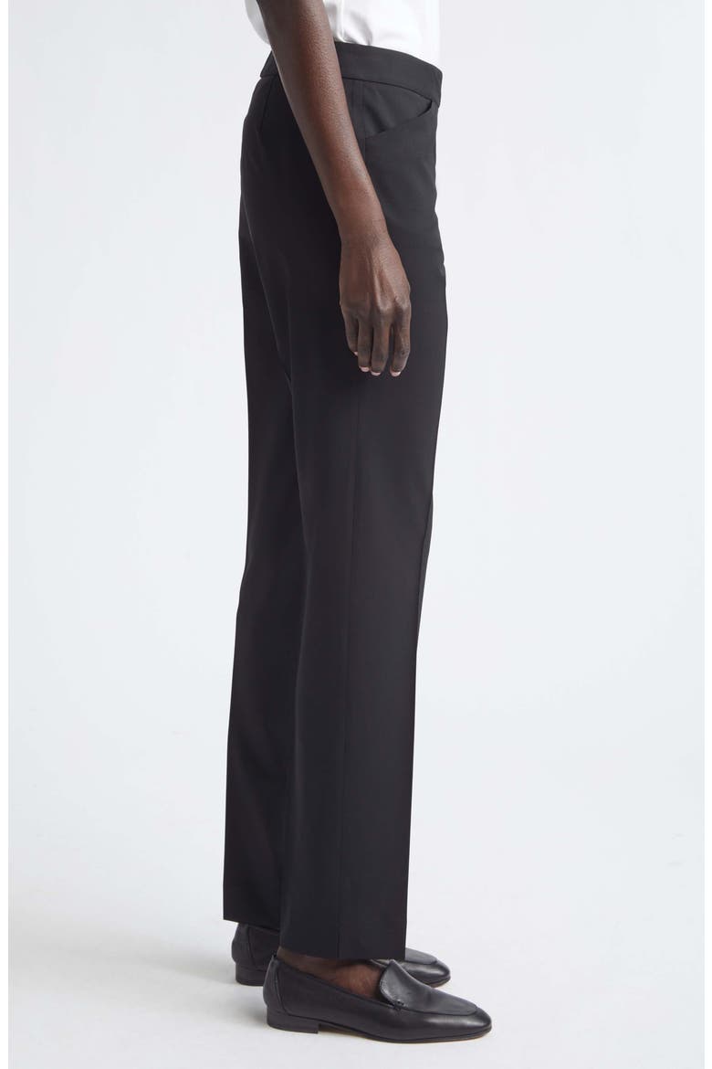 Waldorf Straight Leg Ankle Pants, Alternate, color, BLACK