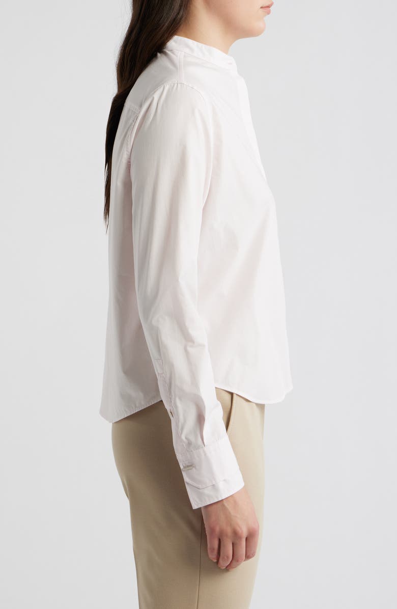 BOSS Bertyna Cotton Poplin Button-Up Shirt, Alternate, color, Ocean Rose
