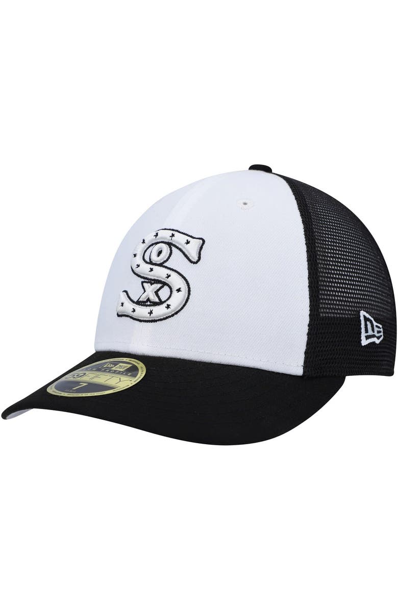 New Era Men's New Era White/Black Chicago White Sox 2023 On-Field Batting Practice Low Profile 59FIFTY Fitted Hat, Main, color, White