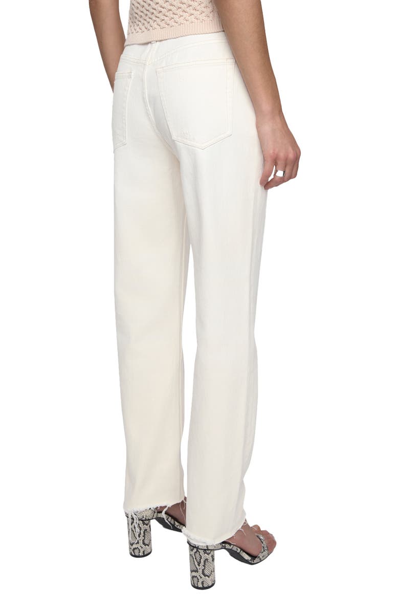 Rebecca Minkoff Heidi Distressed High Waist Raw Hem Boyfriend Jeans, Alternate, color, 