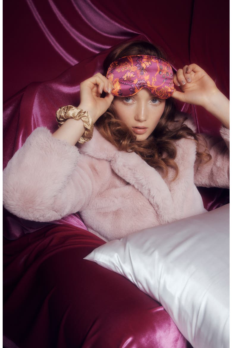 The Icons Edit Pillowcase, Mask & Scrunchies Set USD $170 Value, Alternate, color, BLOSSOM NIGHTS