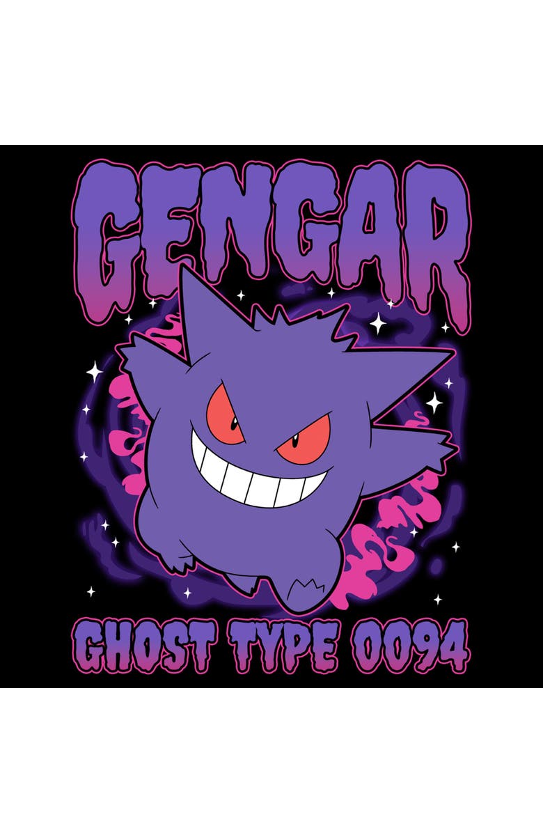 POKEMON Men's Pokemon Gengar Ghost Type 0094 Graphic T-Shirt, Alternate, color, Black
