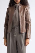 Reiss Allie Leather Jacket