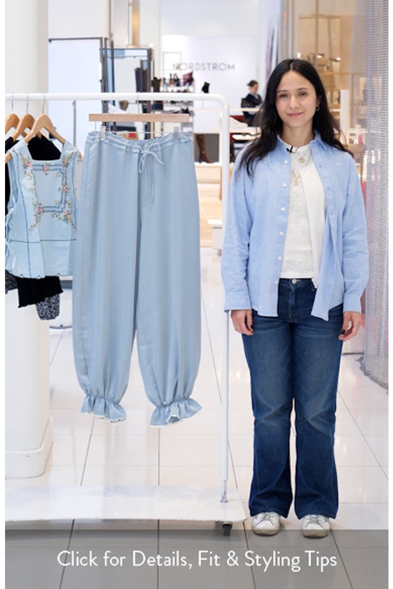 Roan Floral Jacquard Pull-On Pants video