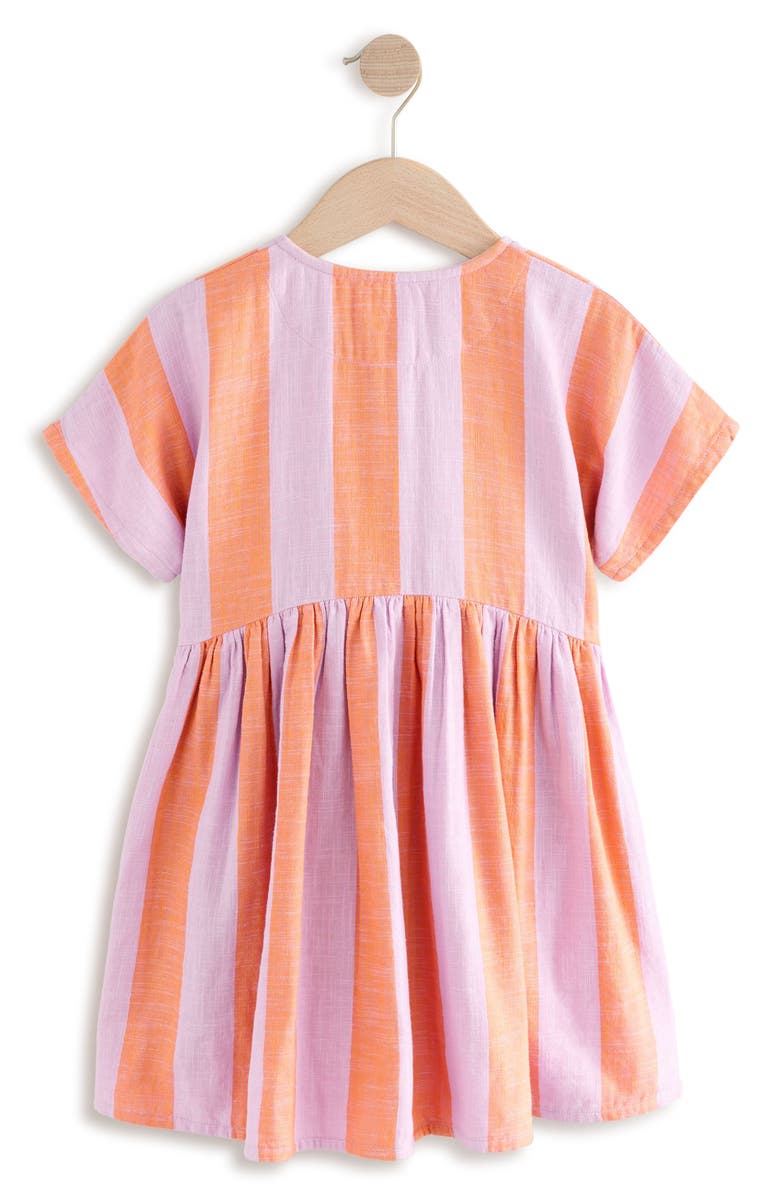 NEXT Kids' Stripe Button-Up Shirtdress, Alternate, color,