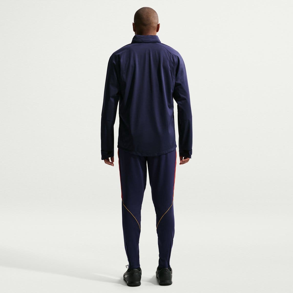 Nike Men's Nike Blue Barcelona Strike Shield Full-Zip Hooded Rain ...