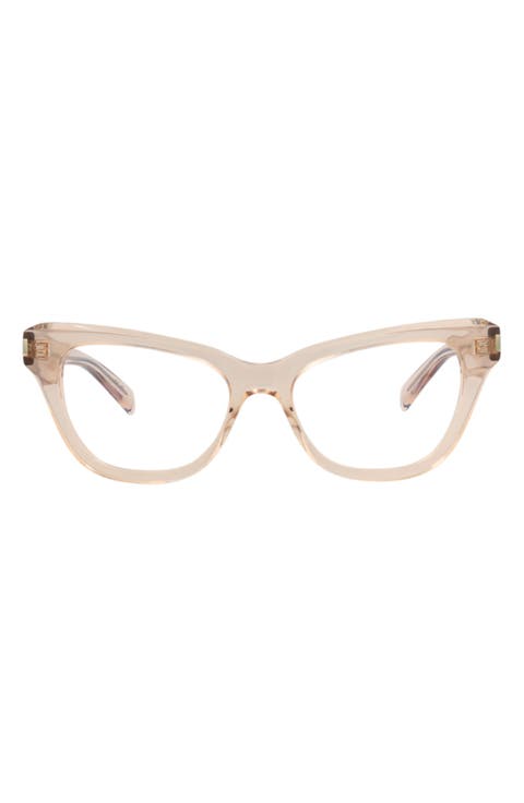 52mm Cat Eye Optical Glasses