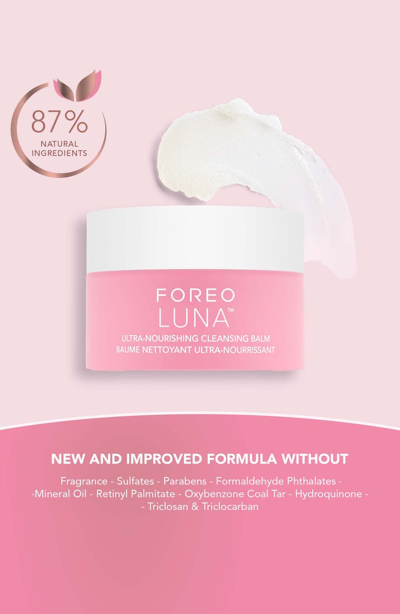 FOREO LUNA Ultra Nourishing Cleansing Balm 75 ml, Alternate, color, NO COLOR