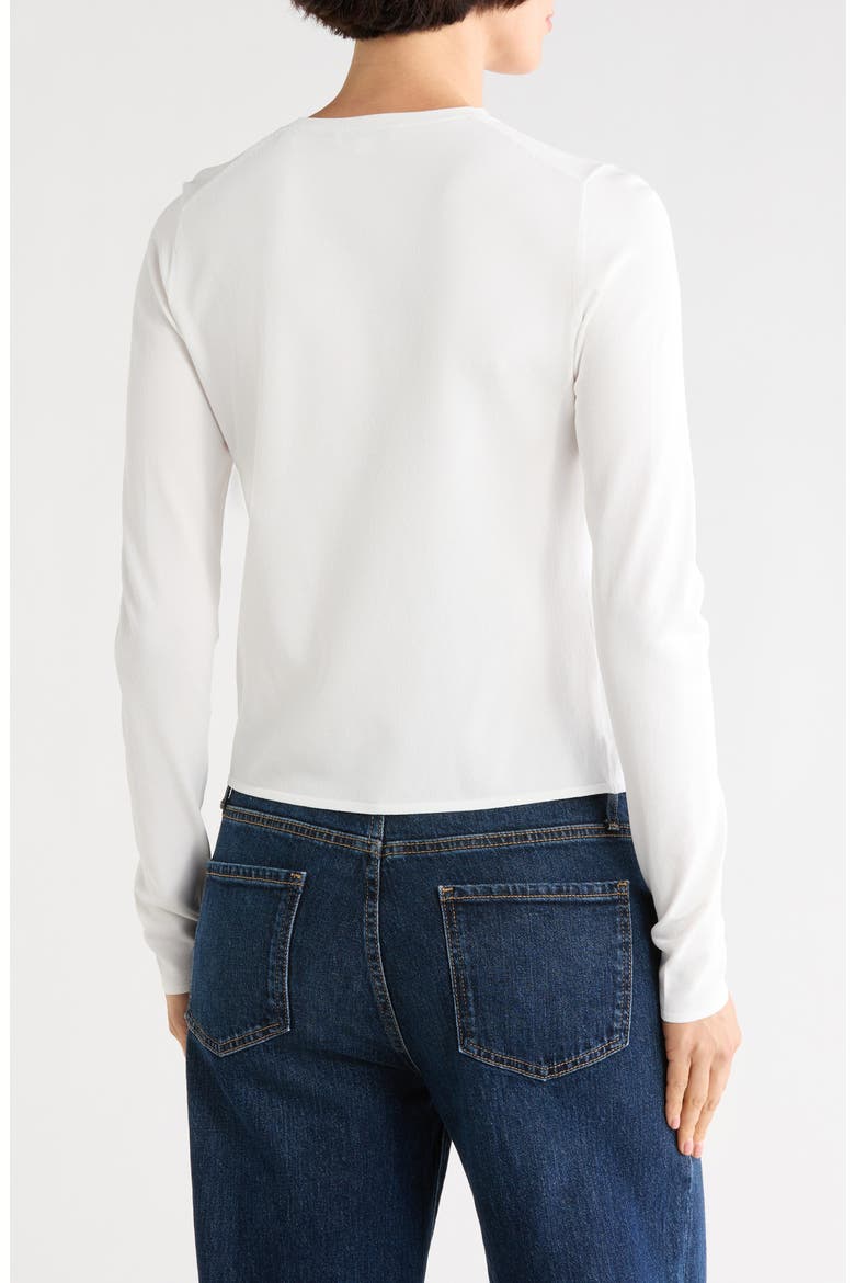 Clean Fit Crewneck Sweater, Alternate, color, OFF WHITE