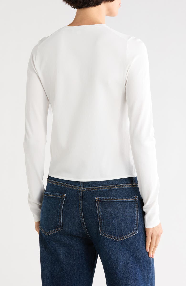 Vince Clean Fit Crewneck Sweater, Alternate, color, Off White