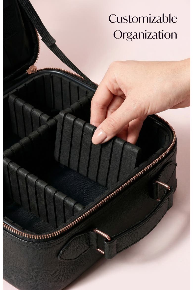 Madison Makeup Case | Black, Alternate, color, Black