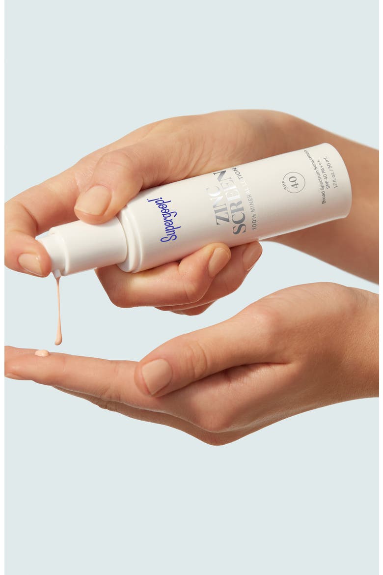 Zincscreen 100% Mineral Lotion Broad Spectrum SPF 40 Sunscreen, Alternate, color, NO COLOR
