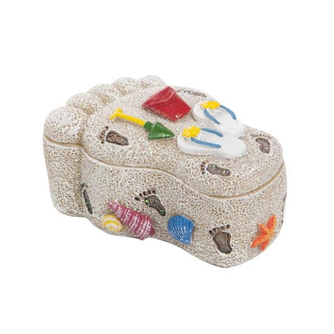 Resin Sand Foot Print Box