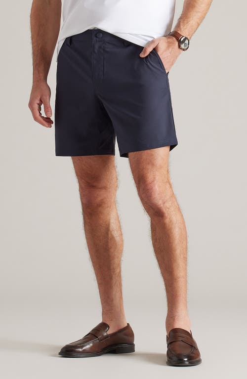Rhone 7 Commuter Regular Fit Shorts In True Navy