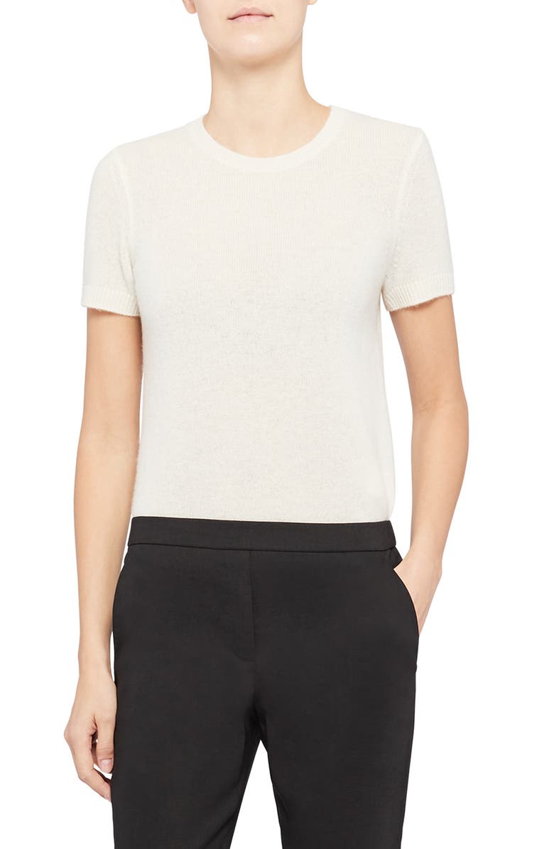 Theory Treeca Pull-On Pants, Alternate, color, Black