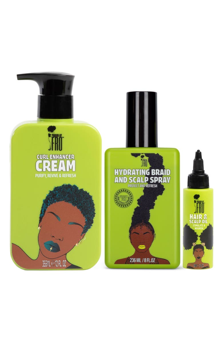 Pardon My Fro Self Love Bundle Set, Main, color,