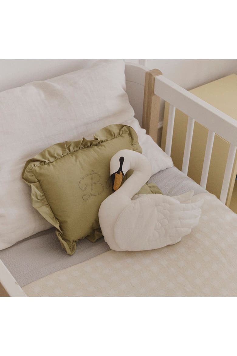 Cushion Swan, Alternate, color, Ivory, Natural